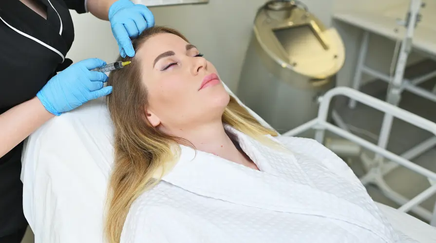 PRP hair restoration and vampire facial London Essex Aesthetics