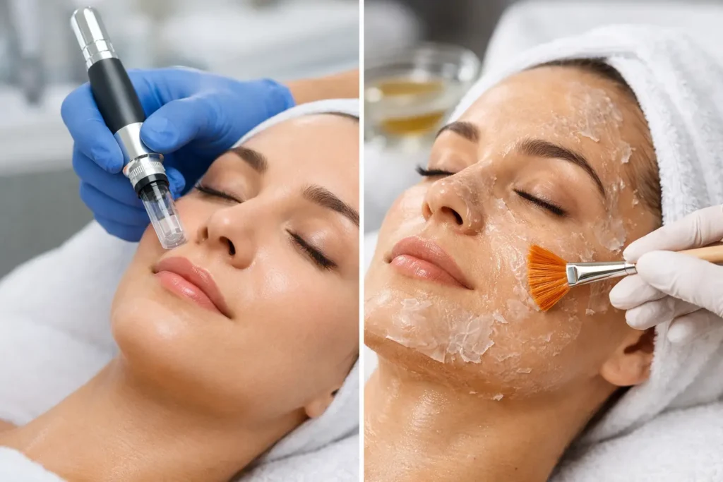 Microneedling vs Chemical Peels: Which Fits?