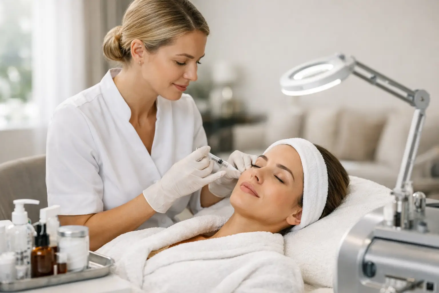 Private Aesthetic Treatments at Home, Done Properly